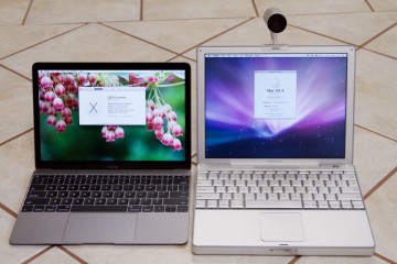 MacBook 12 inch retina vs PowerBook 12 inch color