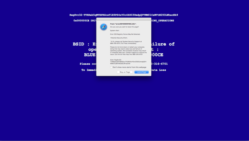 Blue Screen Malware