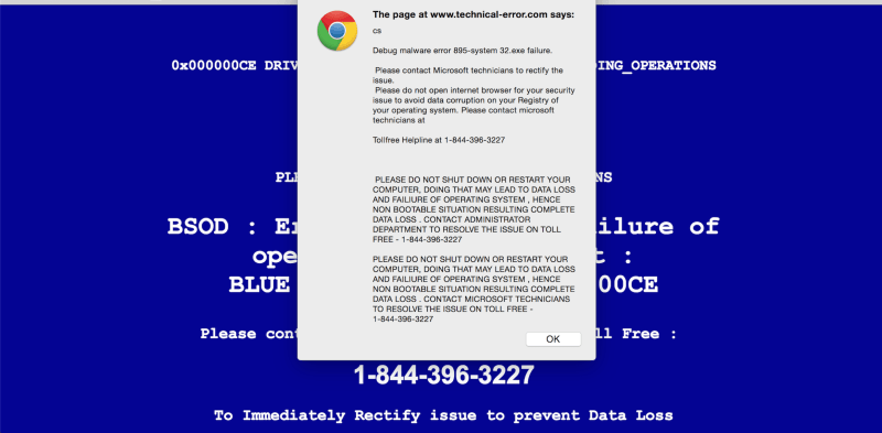 Blue Screen Malware 2