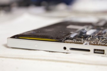 macbook pro swollen battery