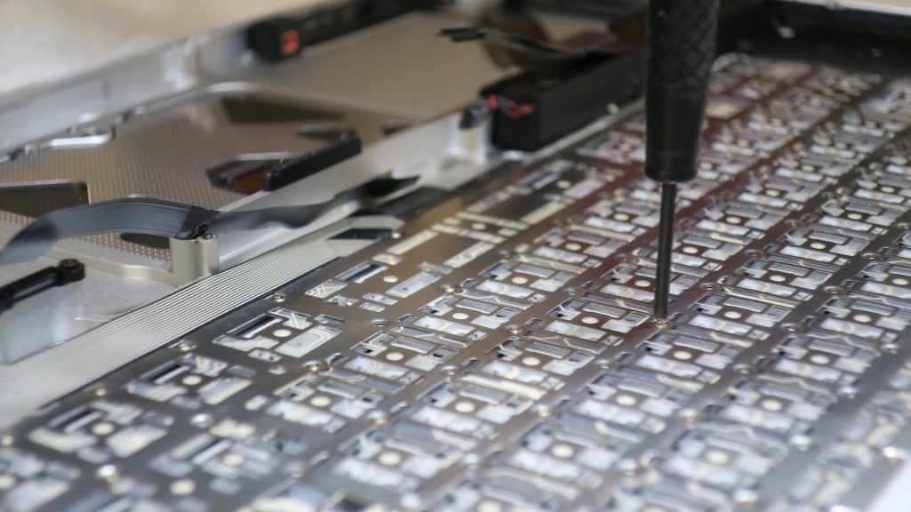 keyboard replacement on a 15" unibody MacBook Pro